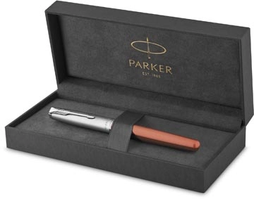 Een Parker vulpen Sonnet, medium, in giftbox, oranje koop je bij Muys Kantoor & Kado