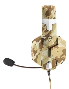 Een Trust GXT 322D Carus Gaming Headset, desert camo koop je bij Muys Kantoor & Kado