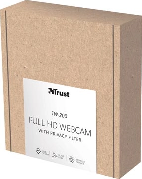 Een Trust Full HD Webcam TW-200 koop je bij Muys Kantoor & Kado