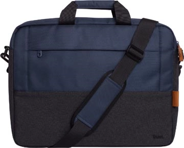 Een Trust laptoptas Lisboa voor 16 inch laptops, blauw koop je bij Muys Kantoor & Kado