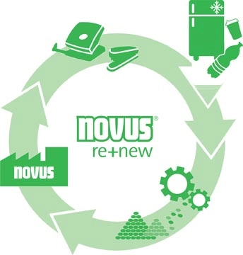 Een Novus perforator Re+New B230, zwart koop je bij Muys Kantoor & Kado