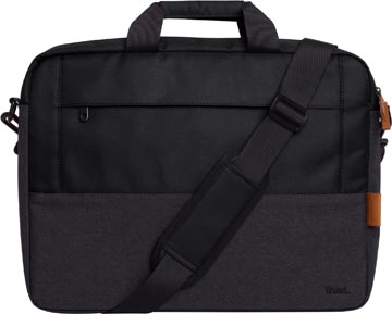 Een Trust laptoptas Lisboa voor 16 inch laptops, zwart koop je bij Muys Kantoor & Kado