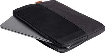 Een Trust laptop sleeve voor 16 inch laptops, zwart koop je bij Muys Kantoor & Kado