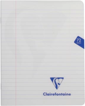 Een Clairefontaine schrift mimesys voor ft A5, 72 bladzijden, kaft in PP, gelijnd, geassorteerde kleuren koop je bij Muys Kantoor & Kado