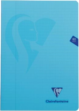 Een Clairefontaine schrift mimesys voor ft A4, 80 bladzijden, kaft in PP, geruit 4 x 8, geassorteerde kleuren koop je bij Muys Kantoor & Kado