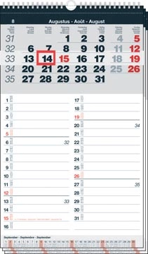 Een Maandkalender Memo-Manager, viertalig, 2025 koop je bij Muys Kantoor & Kado