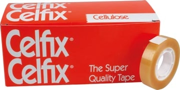 Een Celfix plakband cellulose ft 12 mm x 33 m koop je bij Muys Kantoor & Kado