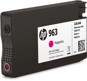 Een HP inktcartridge 963, 700 pagina's, OEM 3JA24AE, magenta koop je bij Muys Kantoor & Kado