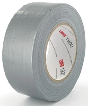 Een 3M duct tape 1900, ft 50 mm x 50 m, zilver koop je bij Muys Kantoor & Kado