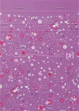 Een Oxford Floral softcover notitieblok, ft A6, 80 vel, gelijnd, 4 geassorteerde designs koop je bij Muys Kantoor & Kado