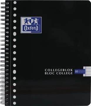 Een Oxford School collegeblok, ft A5+, 160 bladzijden, 17-gaats, gelijnd, assorti, 3 stuks koop je bij Muys Kantoor & Kado