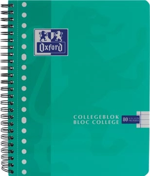 Een Oxford School collegeblok, ft A5+, 160 bladzijden, 17-gaats, gelijnd, assorti, 3 stuks koop je bij Muys Kantoor & Kado