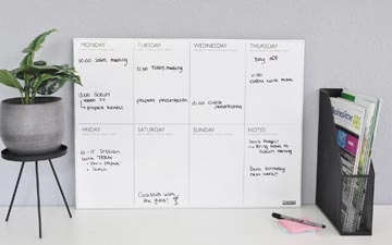 Een Desq magnetische weekplanner ft 45 X 60 cm koop je bij Muys Kantoor & Kado