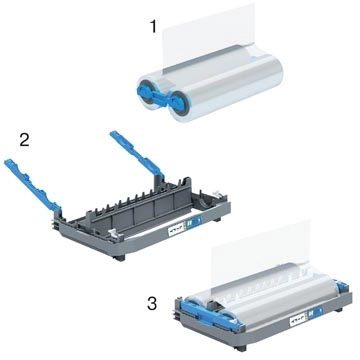 Een GBC hervulbare lamineerrol Foton 30, 75 micron, glanzend, maximaal 250 A4 documenten koop je bij Muys Kantoor & Kado