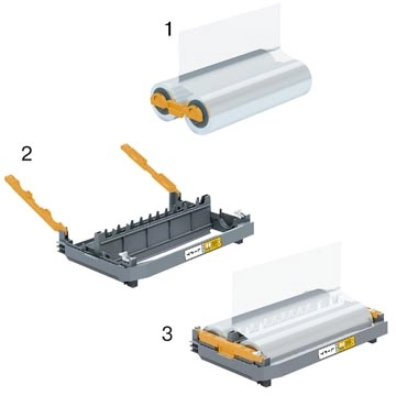 Een GBC hervulbare lamineerrol Foton 30, 125 micron, glanzend, maximaal 150 A4 documenten koop je bij Muys Kantoor & Kado