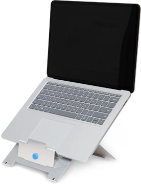 Een R-Go Riser Flexibel laptopstandaard, zilver koop je bij Muys Kantoor & Kado