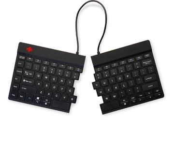 Een R-Go Split Break ergonomisch Bluetooth toetsenbord, qwerty, zwart koop je bij Muys Kantoor & Kado