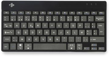 Een R-Go Compact Break ergonomisch Bluetooth toetsenbord, azerty, zwart koop je bij Muys Kantoor & Kado