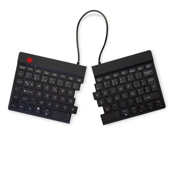 Een R-Go Split Break ergonomisch Bluetooth toetsenbord, azerty, zwart koop je bij Muys Kantoor & Kado