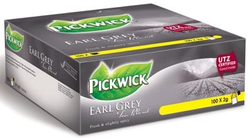 Een Pickwick thee, Earl Grey, pak van 100 stuks koop je bij Muys Kantoor & Kado