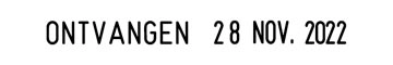 Een Trodat tekststempel met datum Printy 4817 woorden: verzonden, beantwoord, gecontroleerd, behandeld, in... koop je bij Muys Kantoor & Kado