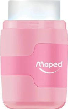 Een Maped potloodslijper + gom Connect Soft Touch, pastelkleur, op blister koop je bij Muys Kantoor & Kado