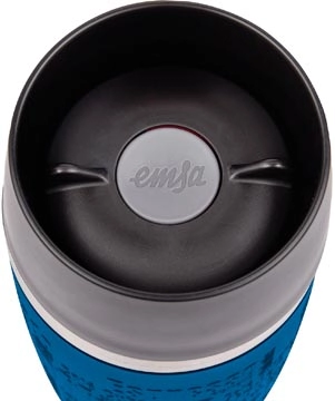 Een Emsa Travel Mug thermosbeker, 0,36 l, donkerblauw koop je bij Muys Kantoor & Kado