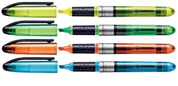 Een STABILO NAVIGATOR markeerstift, geel koop je bij Muys Kantoor & Kado