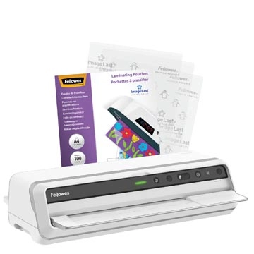 Een Fellowes lamineermachine Venus voor ft A3 + Bonus Pack van 200 lamineerhoezen (A4, 80 micron) koop je bij Muys Kantoor & Kado