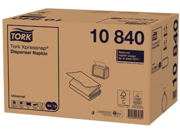 Een Tork servetten Expressnap voor dispenser, 1-laags, 1125 per bundel koop je bij Muys Kantoor & Kado