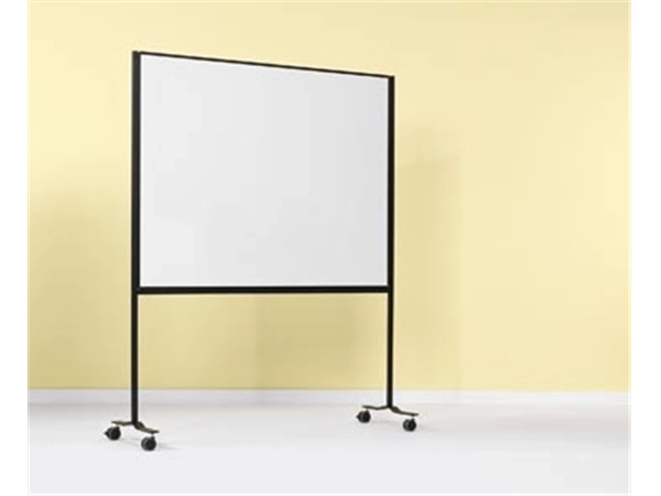 Een Smit Visual whiteboard, emaille, magnetisch, verrijdbaar, 120 x 150 cm koop je bij Muys Kantoor & Kado