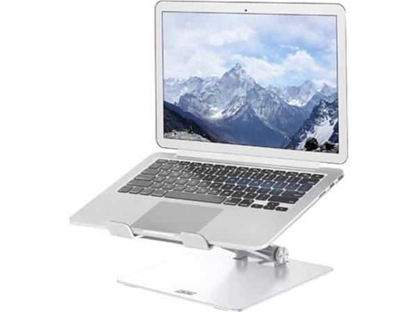 Een Desq laptopstandaard voor laptops tot 15,6 inch, zilver koop je bij Muys Kantoor & Kado