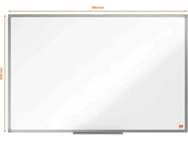 Een Nobo Essence whiteboard, emaille, magnetisch, 60 x 90 cm koop je bij Muys Kantoor & Kado