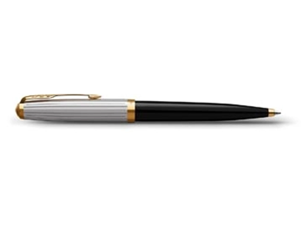 Een Parker 51 Premium balpen zwart GT koop je bij Muys Kantoor & Kado