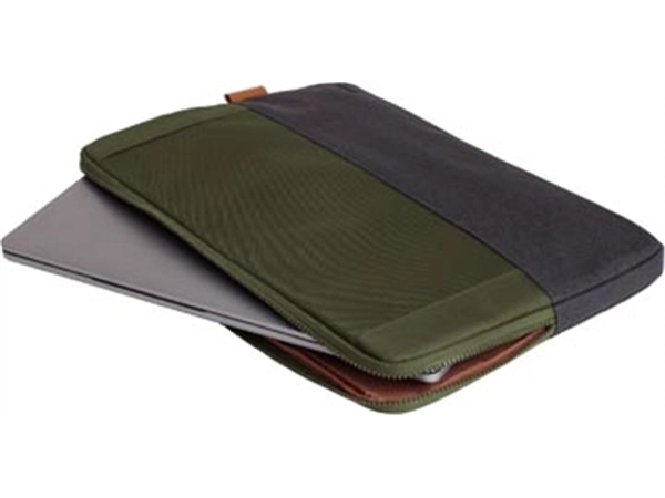 Een Trust laptop sleeve voor 16 inch laptops, groen koop je bij Muys Kantoor & Kado