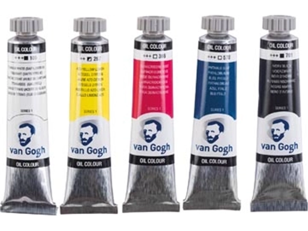 Een Van Gogh olieverf, primaire mengset van 5 x 20 ml koop je bij Muys Kantoor & Kado