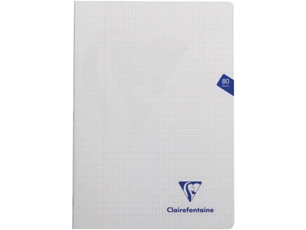 Een Clairefontaine schrift mimesys voor ft A4, 80 bladzijden, kaft in PP, geruit 4 x 8, geassorteerde kleuren koop je bij Muys Kantoor & Kado