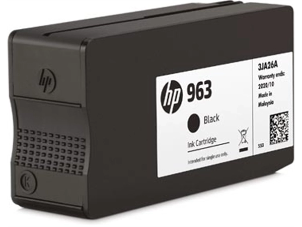 Een HP inktcartridge 963, 1.000 pagina's, OEM 3JA26AE, zwart koop je bij Muys Kantoor & Kado