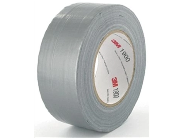 Een 3M duct tape 1900, ft 50 mm x 50 m, zilver koop je bij Muys Kantoor & Kado