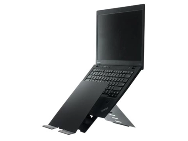 Een R-Go Riser Flexible laptopstandaard, zwart koop je bij Muys Kantoor & Kado