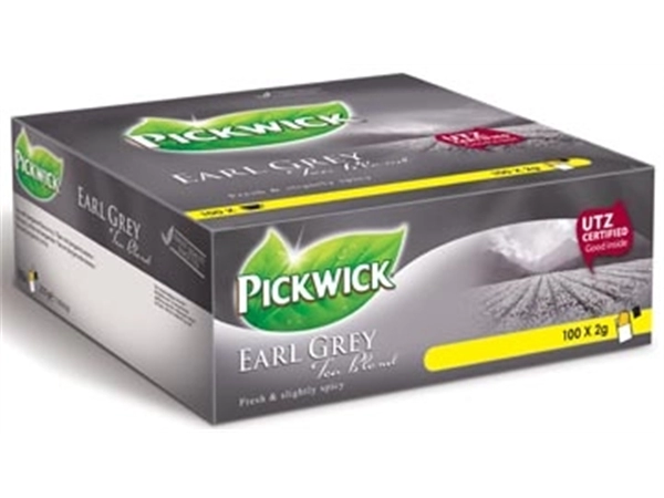 Een Pickwick thee, Earl Grey, pak van 100 stuks koop je bij Muys Kantoor & Kado