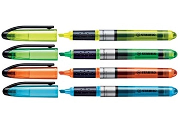 Een STABILO NAVIGATOR markeerstift, geel koop je bij Muys Kantoor & Kado