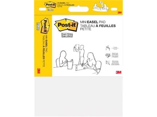 Een Post-it mini meeting chart, ft 45,7 cm x 38,1 cm, blanco koop je bij Muys Kantoor & Kado