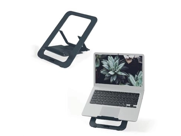 Een Leitz Ergo aluminium verstelbare laptopstandaard, grijs koop je bij Muys Kantoor & Kado