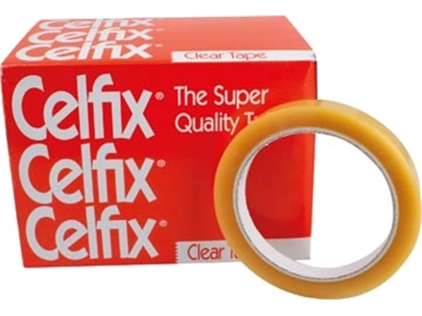 Een Celfix plakband cellulose ft 12 mm x 66 m koop je bij Muys Kantoor & Kado