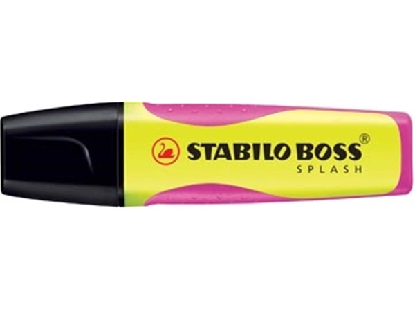 Een STABILO BOSS SPLASH markeerstift, doos van 4 stuks koop je bij Muys Kantoor & Kado