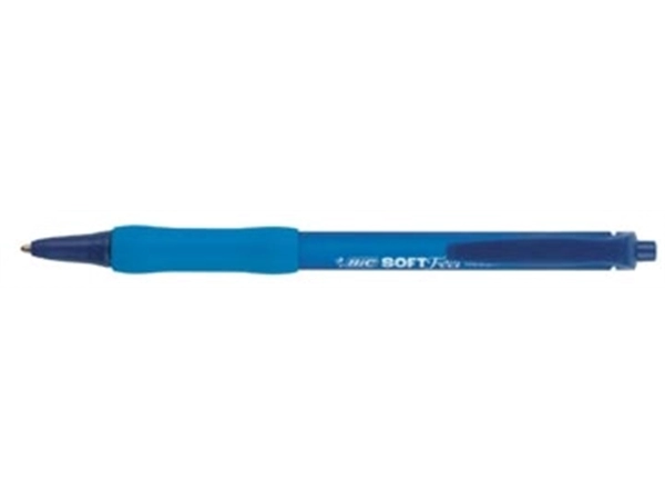 Een Bic balpen Soft Feel Clic Grip blauw koop je bij Muys Kantoor & Kado