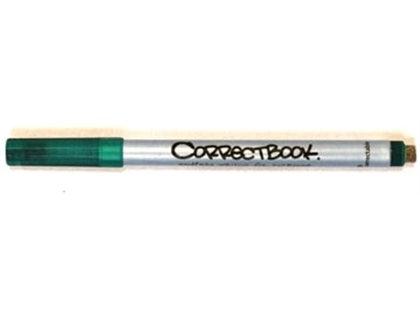 Een Correctbook uitwisbare pen, schrijfbreedte: 0,6mm, groen koop je bij Muys Kantoor & Kado