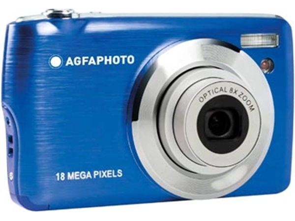 Een AgfaPhoto digitaal fototoestel DC8200, blauw koop je bij Muys Kantoor & Kado