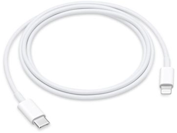 Een Apple kabel, Lightning (8-pin) naar USB-C, 1 m, wit koop je bij Muys Kantoor & Kado